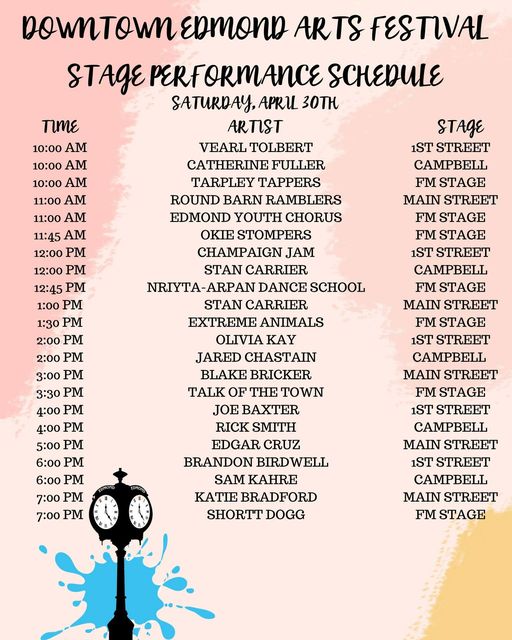 Festival line up