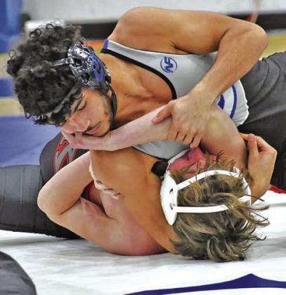 Robert Brown at Districts against Bishop Kelly.