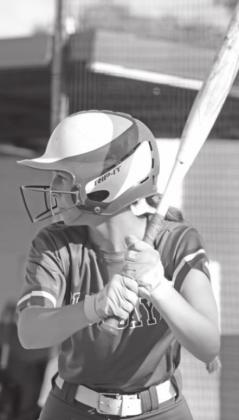 Trinity Legrande at bat against El Reno