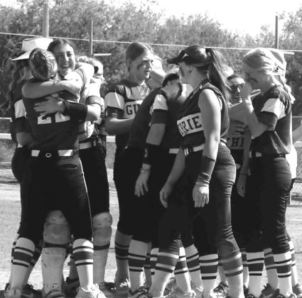Guthrie Softball Regional celebration.