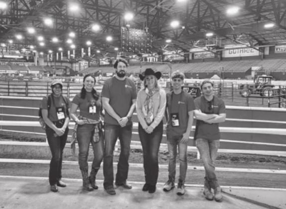 The crew behind the “Little Britches Rodeo” TV show from left to right: Amanda Santistevan, Kylie Milusnic, Dustin Hodge, Taylor Spears, Lawrence Ramos, Ethan Staple.