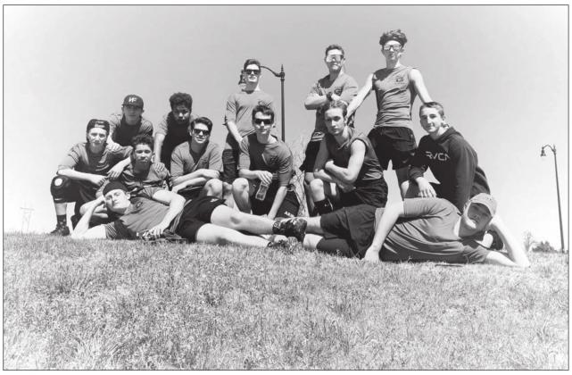 Pictured from L to R: (back row) Terry Pierce, Quinten Allen, Juaquin Ramirez, Jonathan Clutter, Taylor Goddard, Heathrow Hammar, (middle row) Charles Mack, Aidin Edmondson, AJ Irvin, Ryan Miller, David Lancaster, (front row) Conrad Kraft and Brandon Willis.