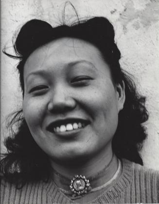 John Gutmann (American, German born, 1905-1998), China's Faces: Beauty in the twenties, ca. 1942, silver gelatin print, 9 1/2 x 7 1/2 inches, Gift of Robert Fynn Johnson, 2016.012.008.