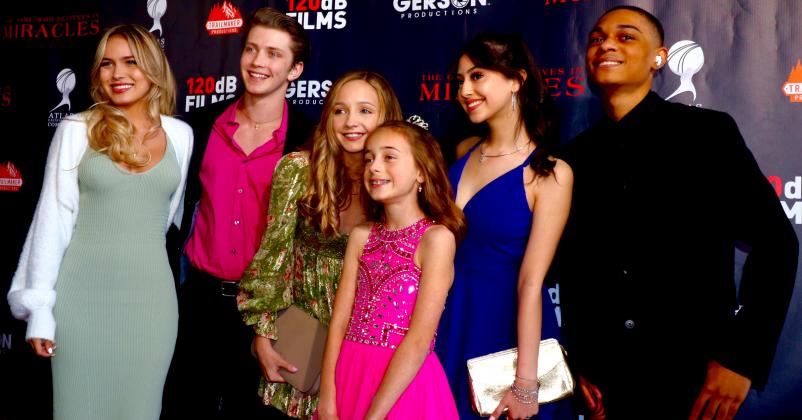 A red carpet premiere was held at Harkins Theatre in Oklahoma City for "The Girl Who Believes in Miracles," a movie partially filmed in Guthrie. (Photos by Aaron Ryburn)