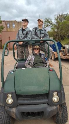 GHS JROTC cadets helped collect trash and clean up after '89ers (Photos courtesy of American Legion)