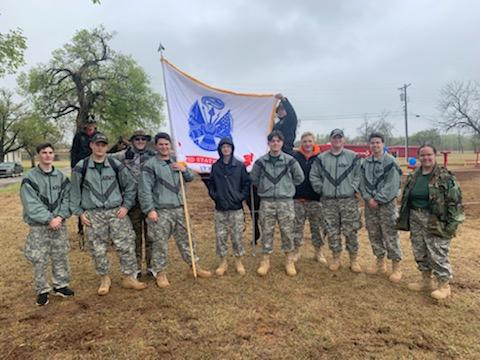 GHS JROTC cadets helped collect trash and clean up after '89ers (Photos courtesy of American Legion)