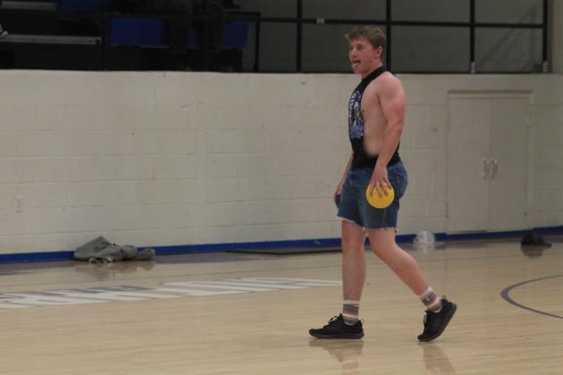 GHS students play dodgeball