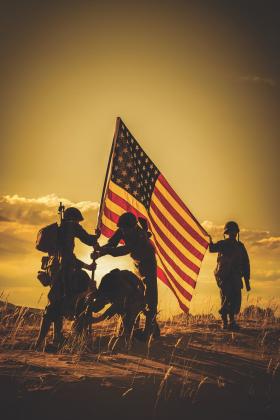 A veterans memorial plaza is being built on campus at Southern Nazarene University