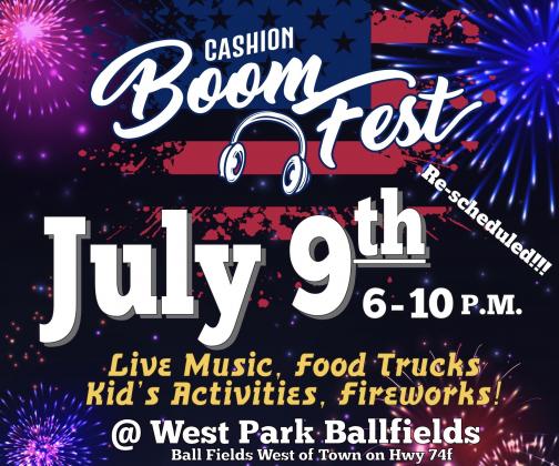 Cashion Boom Fest is Friday From 6-10 p.m.