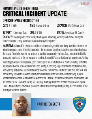 Critical Incident Update
