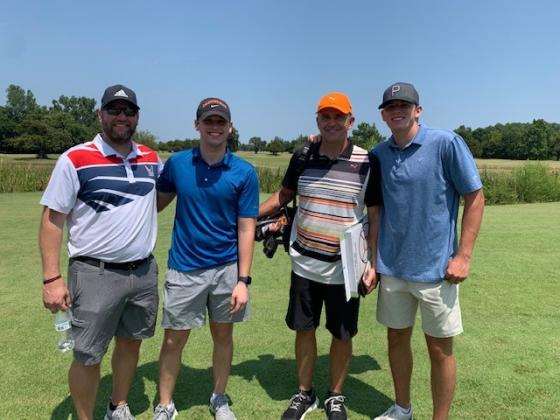 Photo names from left to right—2nd place team—Mike Wallace, Jimmy Wallace, Corby Smithton, Jack Smithton