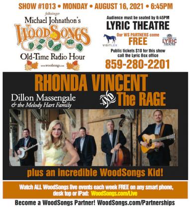 WoodSongs airs on more than 500 radio stations worldwide, is also broadcasted on RFD-TV, and streamed WoodSongs FaceBook (@WoodSongs), and on their YouTube Channel.