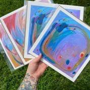 Katelynn Noel Knick, Rainbow Dome and Peach Pit, archival fine art prints, photo provided by artist