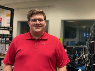 Information Technology student Dillon Henry worked for Stillwater Public Schools as an information technology assistant. Henry is back at Tech to complete his training and prepare for industry credentialing exams.