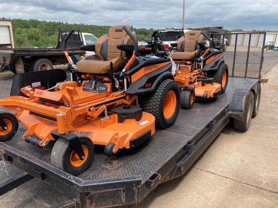 These two Scag 61” zero turn mowers were recently purchased with Hotel/Motel Tax* revenue, and are much needed additions to our Parks Department’s equipment resources.