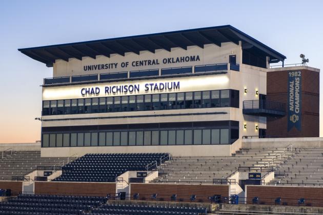 The University of Central Oklahoma ushered in a new era for Broncho athletics Wednesday, announcing its football facility will be renamed Chad Richison Stadium and unveiling extensive stadium improvements funded by the new namesake. Chad Richison, founder and CEO of Paycom, a 1993 graduate of Central, announced an additional $10 million gift for the stadium improvements, bringing his total investment in the university to $25 million and continuing his legacy as the largest donor in UCO history.