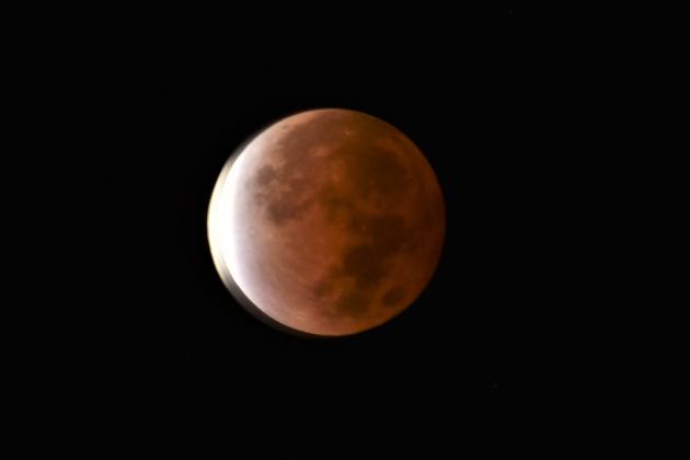 Partial Lunar Eclipse (Photos courtesy of Brett Tennyson)