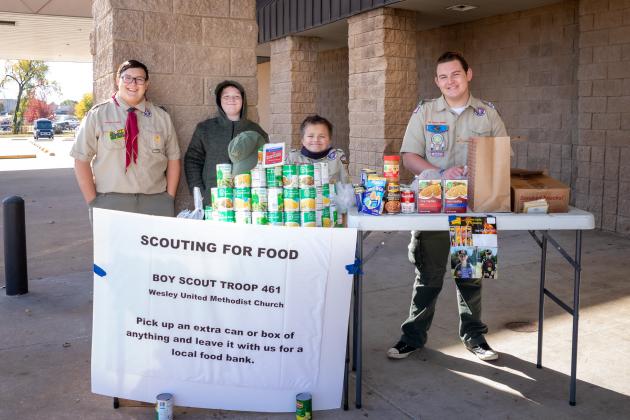 Over 60,000 pounds of food collected by Boy Scouts across Central and Southwestern Oklahoma