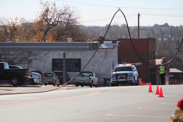 Guthrie Police are on the scene
