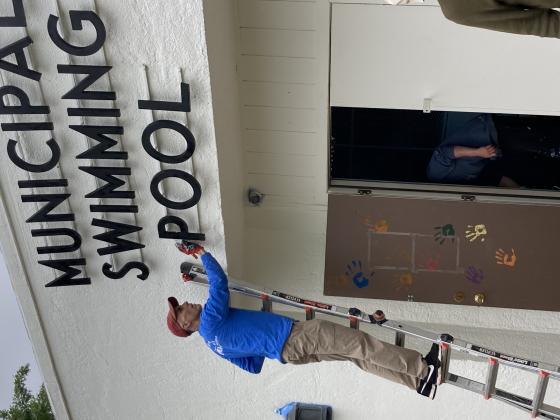 Guthrie YMCA Cleans up Community Pool