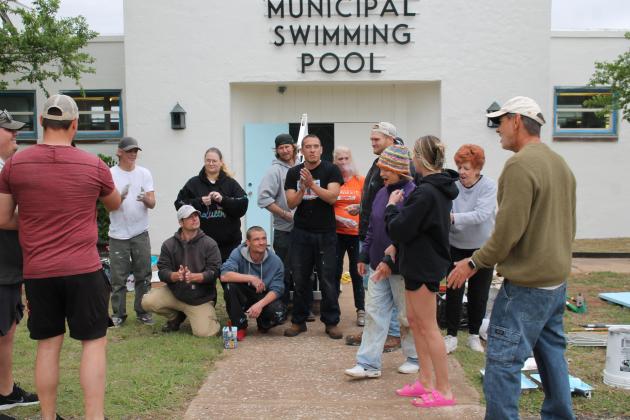 Guthrie YMCA Cleans up Community Pool