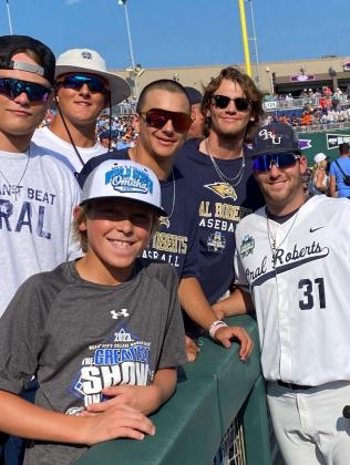 Current Bluejays support Kowalski in Omaha *Picture credit to Guthrie Baseball Facebook