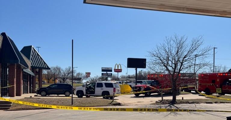 Shots Fired at Billy Sims BBQ in Guthrie. Photo by Rochelle Stidham