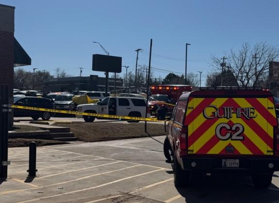 Shots Fired at Billy Sims BBQ in Guthrie. Photo by Rochelle Stidham