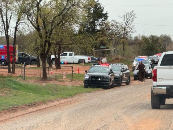 Guthrie Shooting 4/2/2025. Two Officers Shot. Photo by George McCormick.