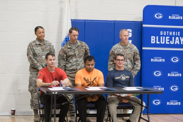 Guthrie High School Students join Armed Forces