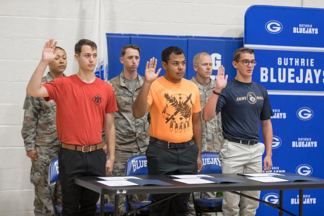 Guthrie High School Students join Armed Forces