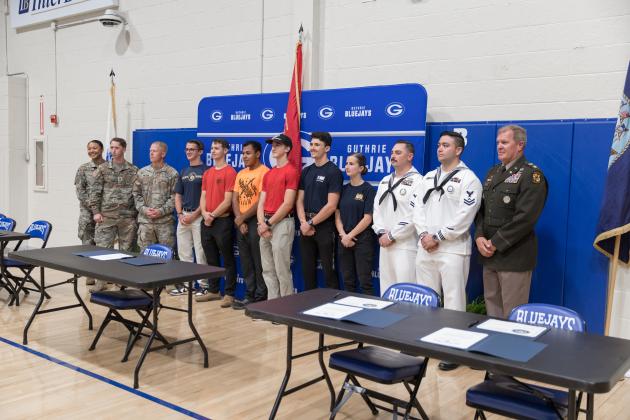 Guthrie High School Students join Armed Forces