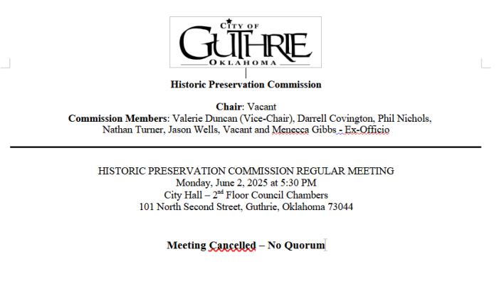 June 2nd, 2025 Meeting