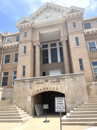 Old Entrance to Logan County Sheriff's Department Photo by Bobbi Waddell