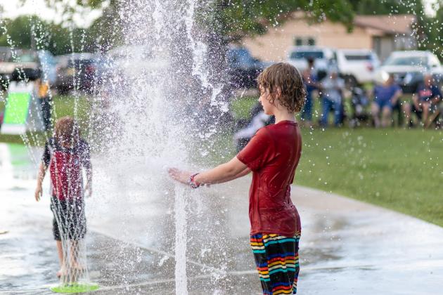 Nothing like getting wet during a hot day!