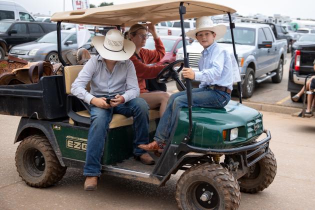Being carted to where ever you want to go!