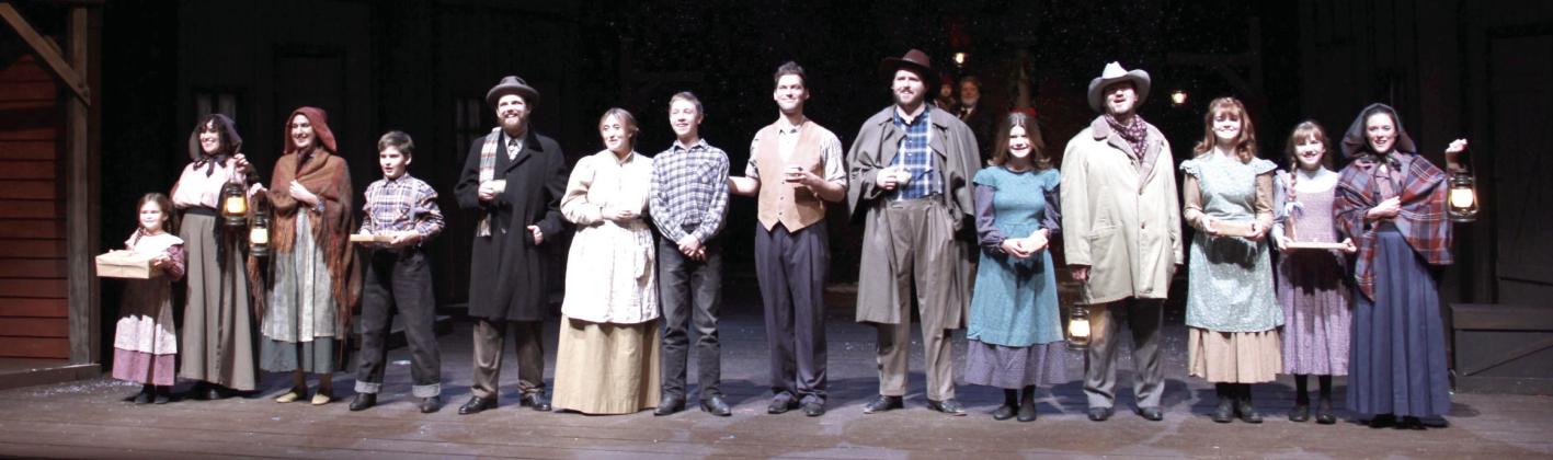 Cast of A Territorial Christmas Carol