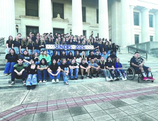 Annual 1st Last Day of School Group Picture for the Graduating Class. Photo by Bobbi Waddell