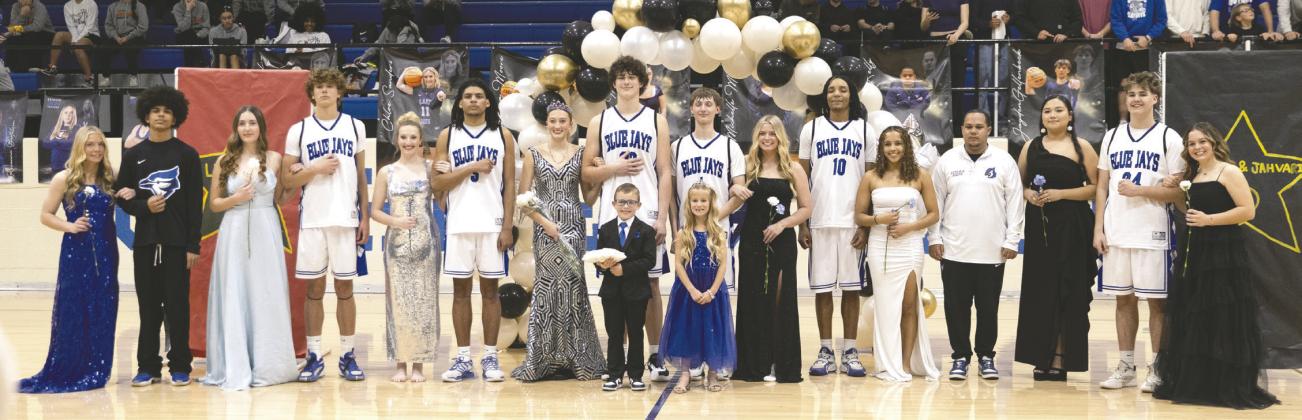 Guthrie's 2026 Basketball Homecoming Court