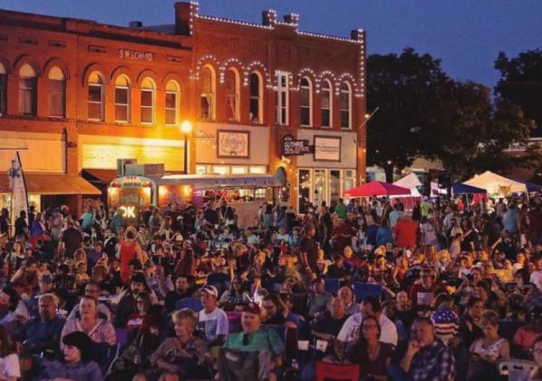 Image from a Red Brick Night in Guthrie. (courtesy of Red Brick Nights Facebook page)