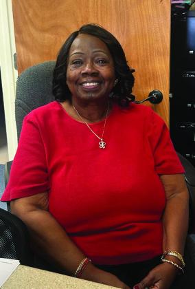 Kathy Morris was recognized as a recipient of KFOR Pay it Forward for her many years of services to the people of Logan County. Photo by Shelley Malicote Stutchman