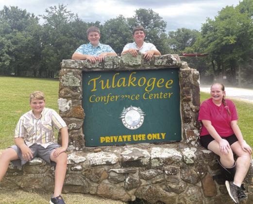 Braylea Lawson, Lane Brown, Fletcher Inman and Jace Taylor represented Mulhall-Orlando FFA at the second session of the Oklahoma FFA Alumni Leadership Camp. The four-day experience focused on leadership development, team building and personal growth alongside fellow FFA members from across the state. Submitted by Kilee Blehm, Mulhall-Orlando FFA Reporter