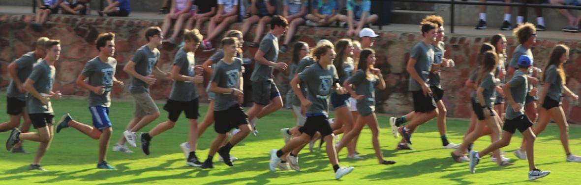 Guthrie Cross Country teams at Meet the jays