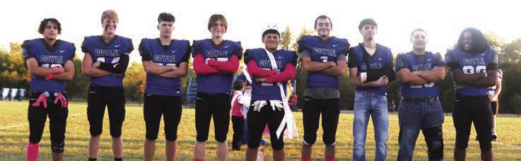 Coyle 2023 Football Homecoming Escorts.