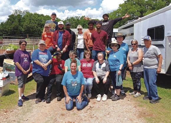 On May 13th GJCC BCL and Six Student Leaders assisted HCPC and several Community Volunteers prepare for their Yard Sale Event for this week. Submitted photo