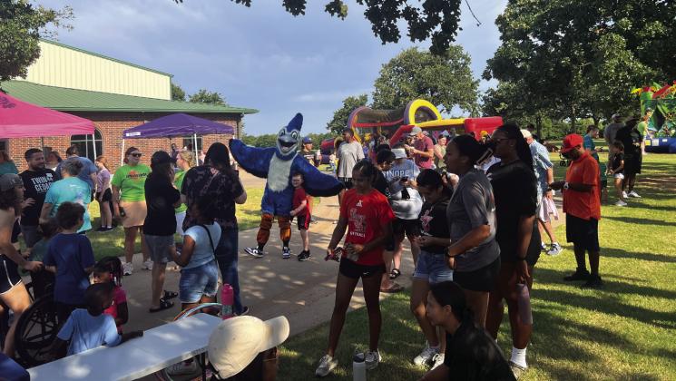 Guthrie Chamber of Commerce hosted their annual Back To School Bash at Community Church on Saturday, August 9th, 2025. Photo by Bobbi Waddell.