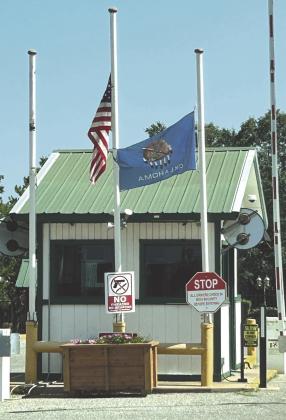 Job Corps Guard Station in Guthrie.