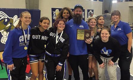 Guthrie Girls Wrestling team at the Kingfisher Tournament on December 20. Photo courtesy of Guthrie Wrestling