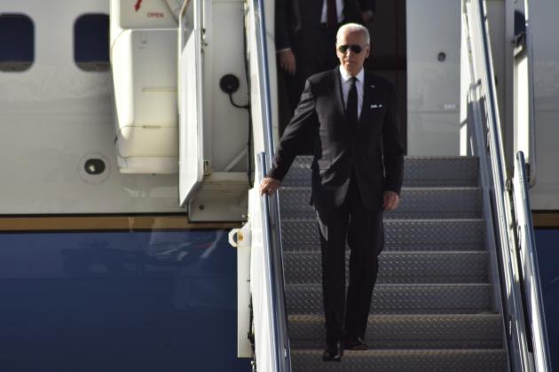 President of the United States Joe Biden arrives at John F. Kennedy airport in New York. October 31, 2022. Photo by thenews2.com and depositphotos. com.