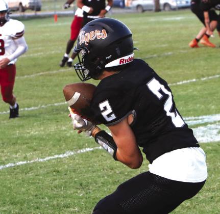 Isaiah Lovett catching a pass for a 48-yard TD